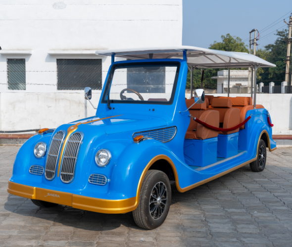 11 Seater Vintage Electric Golf Cart Exporter in India