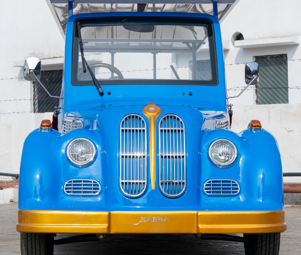 11 Seater Vintage Electric Golf Cart Exporter in India