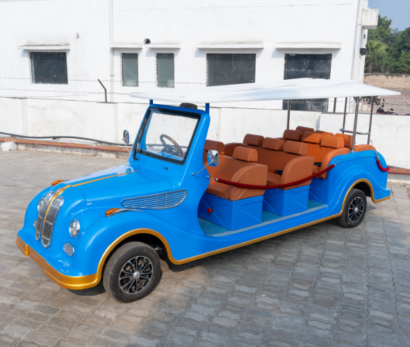 11 Seater Vintage Electric Golf Cart Exporter in India